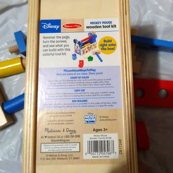 Mickey Mouse Wooden Tool Kit - Picture 5 of 5